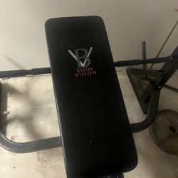 Work Out Bench And Olympic Weight 