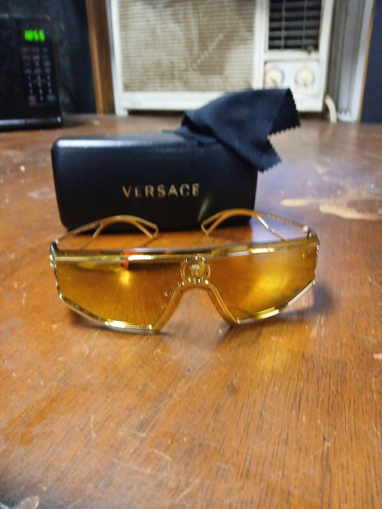 Gold Versace Sunglasses