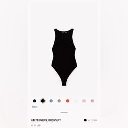 Zara Halter-neck Bodysuit - Retail $30