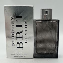 Burberry Brit Rhythm EDT Intense 3 oz. 90 Ml New Open Discontinued *See Details*