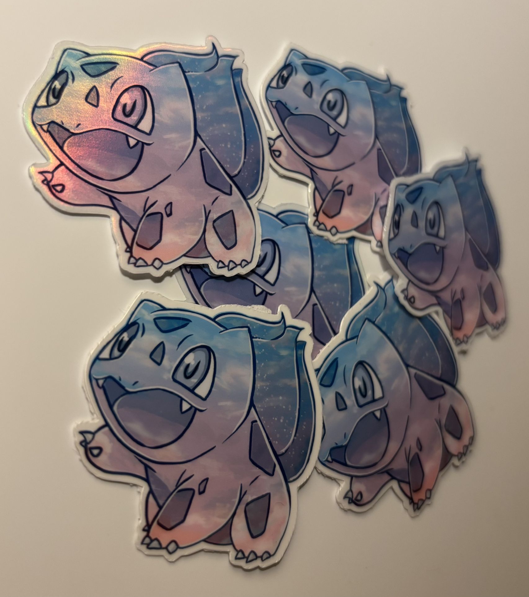 Holographic Bulbasaur Stickers