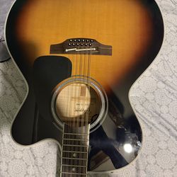 Takamine P6jc 12 string guitar