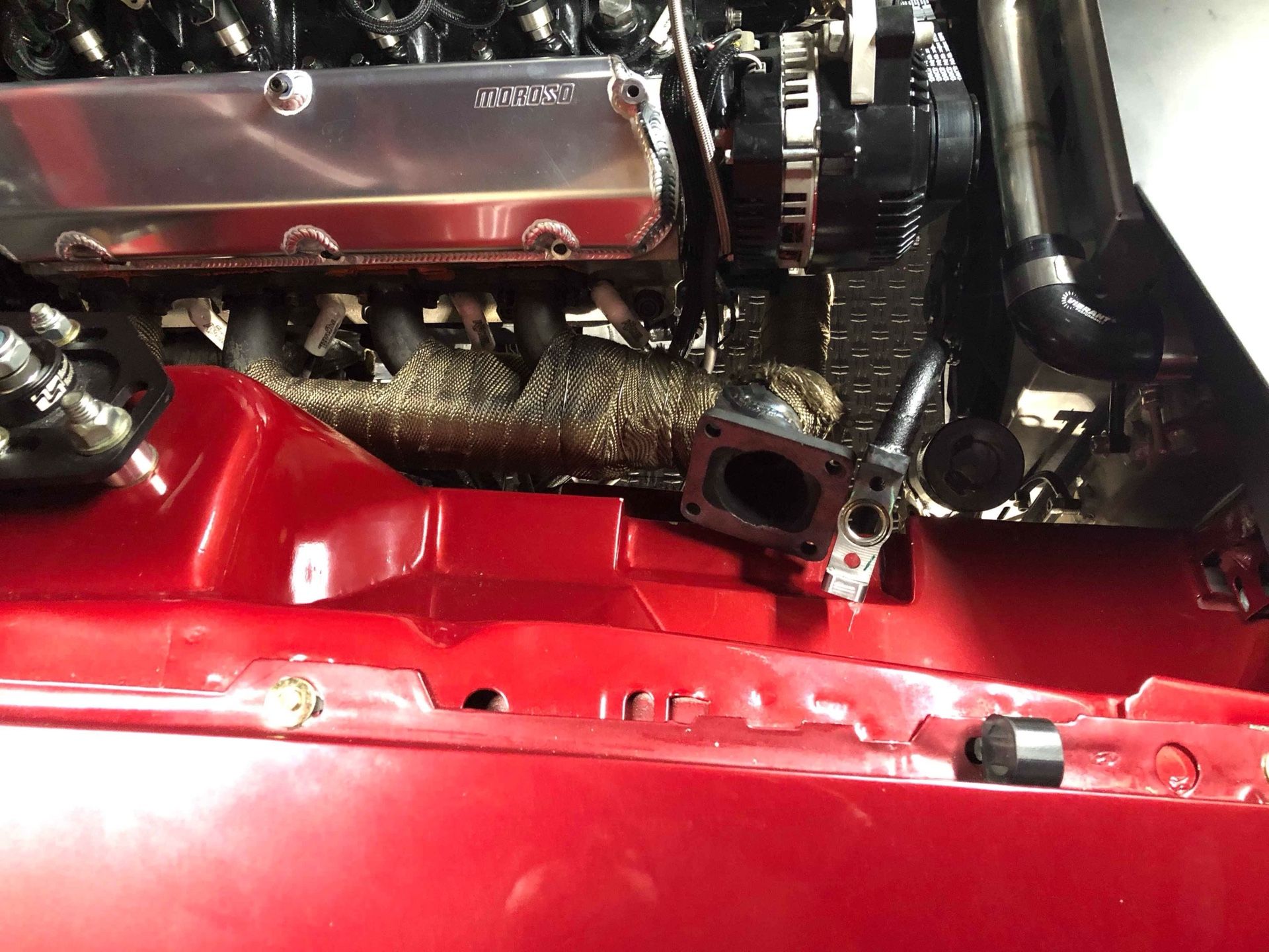 Mustang Foxbody B&G Turbo kit.