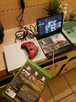 2020 Xbox One S 1TB 1000GB has 22 Games installed. PLUS extra discs. 1 Red edition Control & G Story Monitor Alone monitor still $450!. I want $430! W