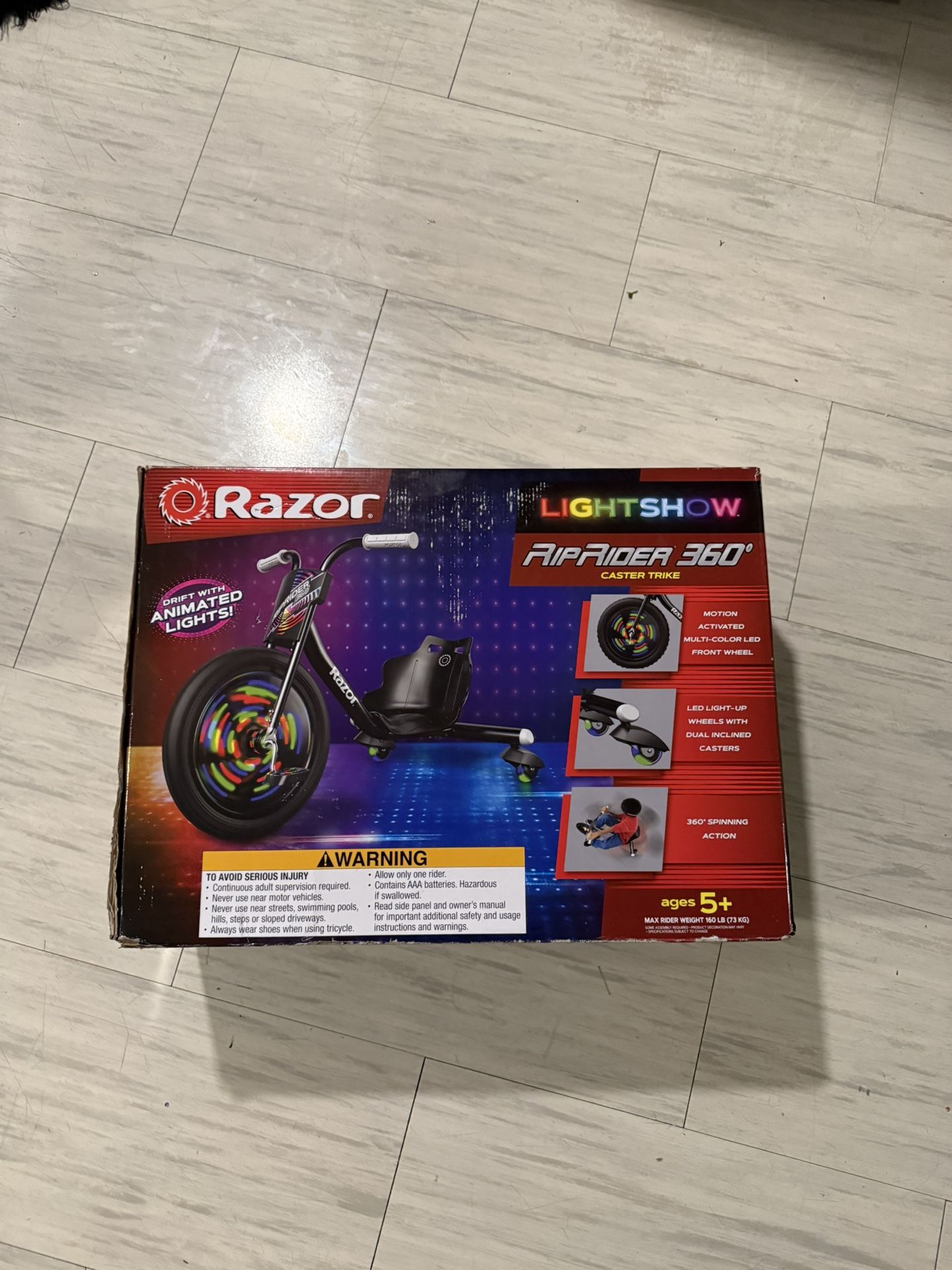 Razor RipRider 360 Lightshow - Drift Trike