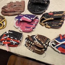 Kids baseball gloves RHT & LHT