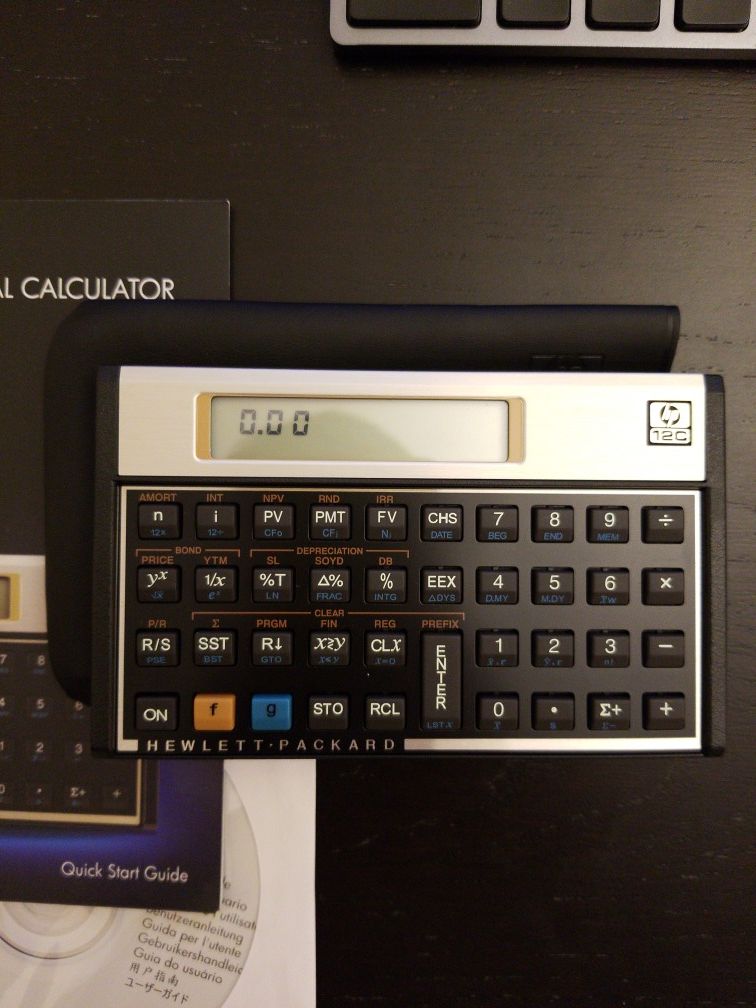 Brand new hp 12c financial calculator