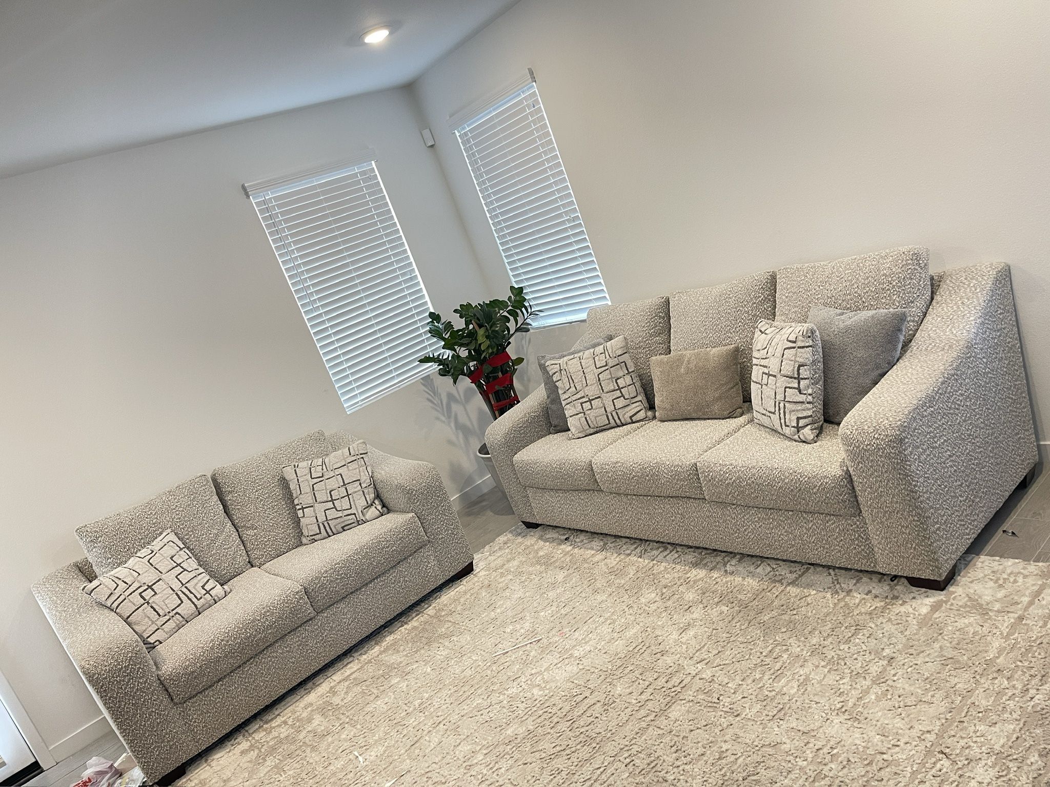 Sofa And Loveseat Set Oversized