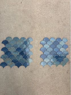 Mosaic fan tile