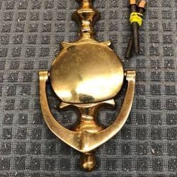 Classic Engravable Brass Door Knocker *Like New