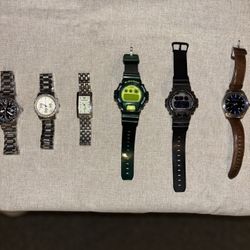 6 used watches