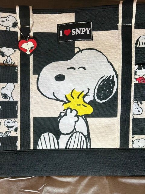 Peanuts I Heart Snoopy Tote Bag