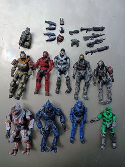 Halo react action figures 2010 Microsoft