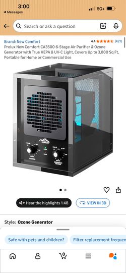 Brand new air purifier commercial use