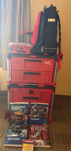 Tool box with assorted tools