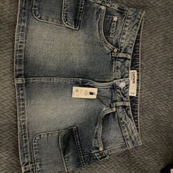 Garage Denim Skirt (Size Small)