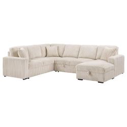 New sleeper sectional sofa with storage chaise lounge