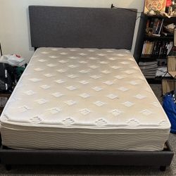 Queen Size Mattress+Frame READ DESCRIPTION