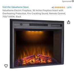 Electric Fireplace 