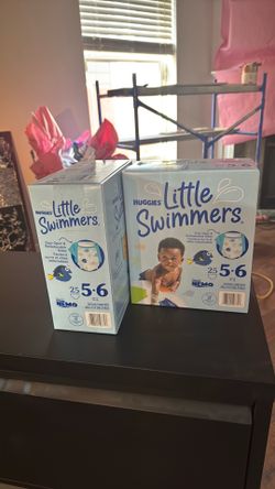 Little Swimmer Size 5-6 25 ct x2
