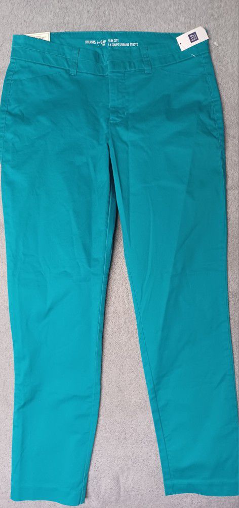 Women's Gap Pants Size 4R Khakis Slim Style Brand NEW 49 RETAIL