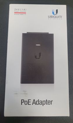 Ubiquiti POE-24-24W-G 24V PoE 1A Gigabit Adapter