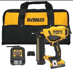 DeWalt 20V XR 18 Gauge Brushless Cordless 2 in. Brad Nailer Kit with POWERSTACK 1.7 Ah Battery, Charger, Tool Connect and Bag