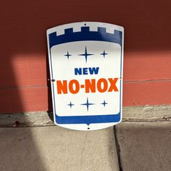 NO-NOX 1950s Gas Pump Sign