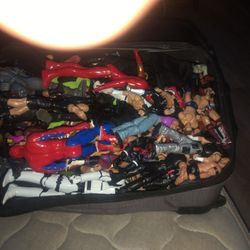 Used Wrestling Action Figures - Various Characters 