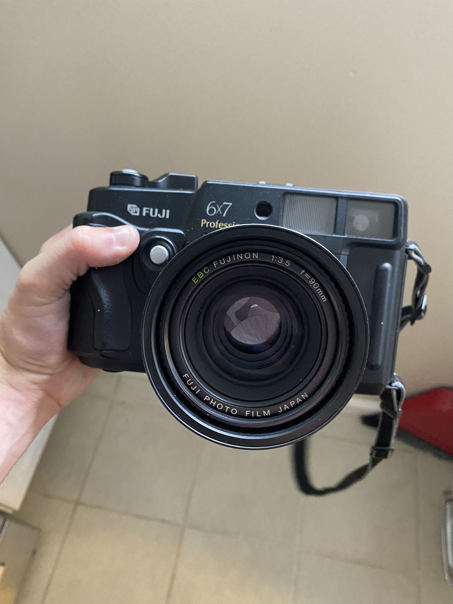 Fujifilm Fuji 6x7 GW670III Medium format rangefinder with EBC 90mm f3.5 lens