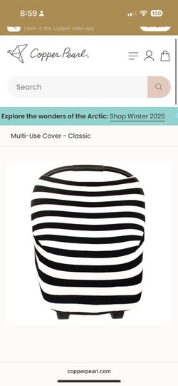 Copper Pearl Multi Use Cover - Classic