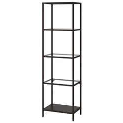 Glass Modern Shelves, Organizer Cart(Sold Together)