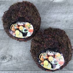 Lot of 2 Katia Cocktail Boucle Mohair Wool Nylon Acrylic Blend Knitting Yarns