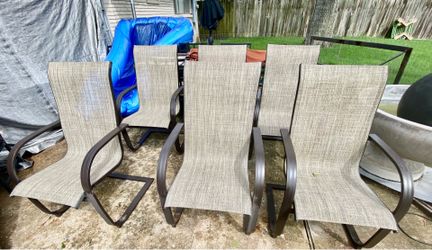 outdoor patio chairs (6)