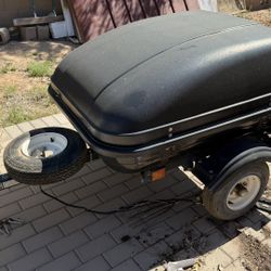 Small Clamshell Cargo Trailer