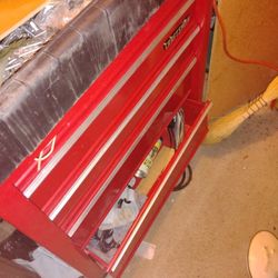 Red Tool Box With Random Tools $65