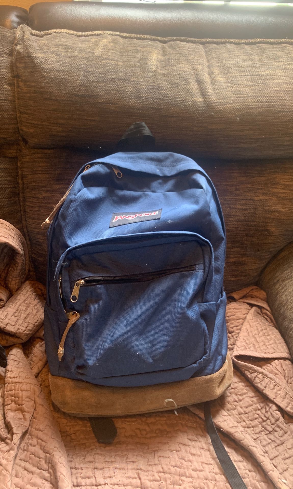 Blue Jansport Backpack