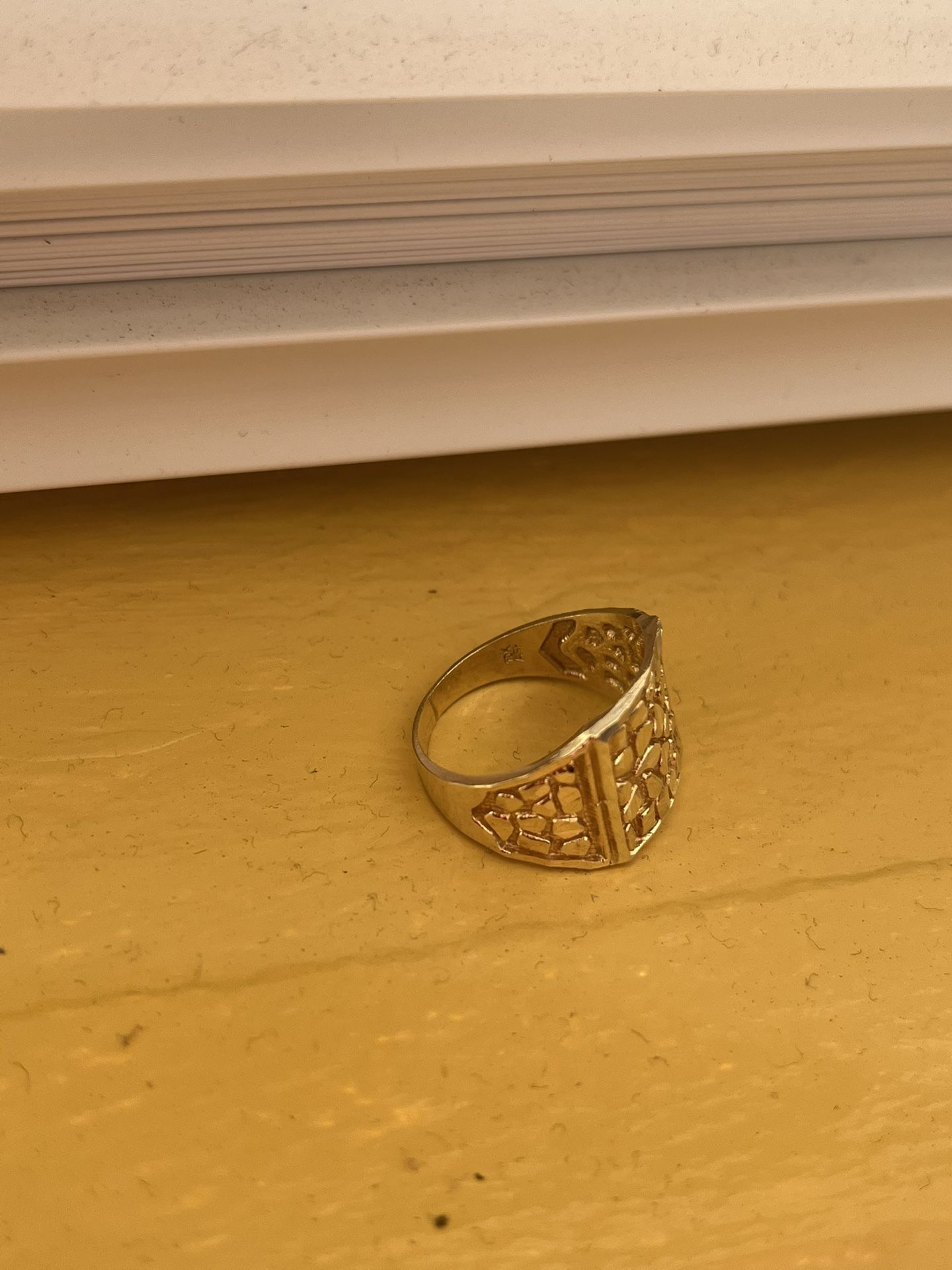 Gold Nugget Ring 10k 3 Grams