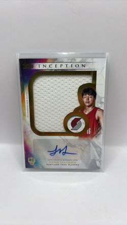 Yang Hansen Topps Inception RC Auto Patch Card
