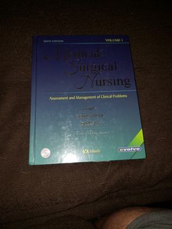 Medical Surgical Nursing Textbooks Volumes 1 And 2