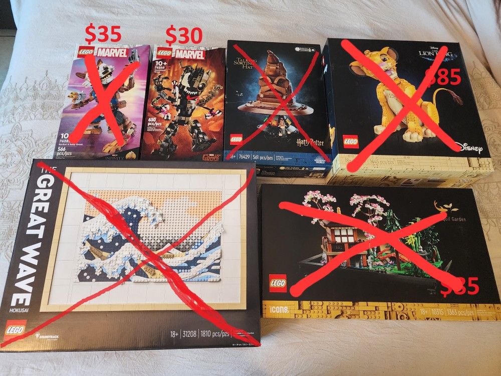 LEGO Marvel, Star Wars, Batman, Technics, Icons And More