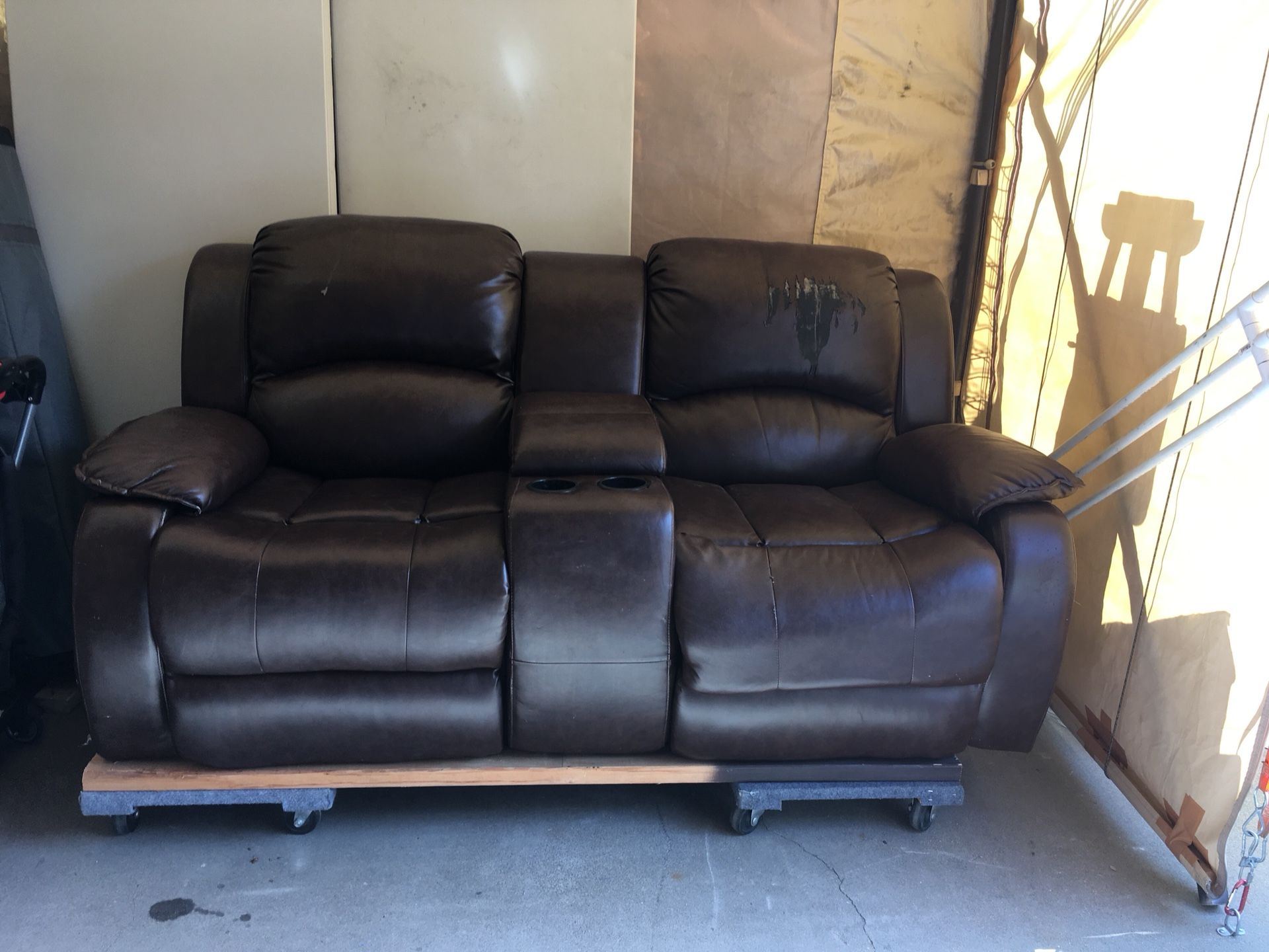 Used electric love seat couch