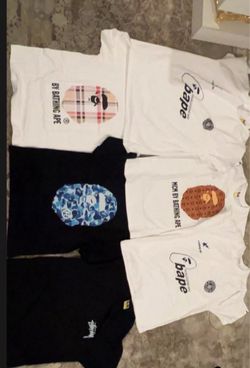 BAPE A Bathing Ape T-Shirt Lot of 5