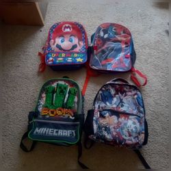 4 Like New Backpacks