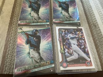 4 Cards PETE CROW ARMSTRONG 3 Are REFRACTORS PLUS ONE FREE CARD 5 Cards Total