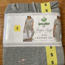 NWT Honeydew Ladies Super Soft 2pcs Lounge Set size S Grey