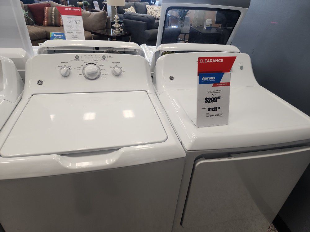Used Washer 3.8cf Dryer 6.2cf 