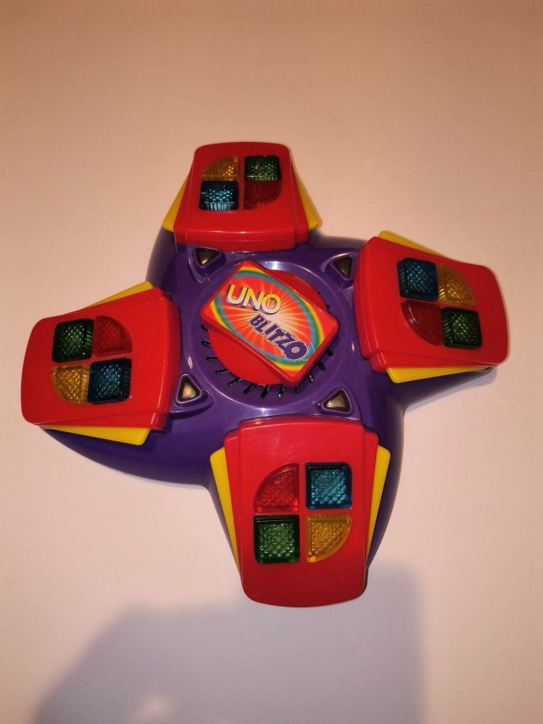 VINTAGE~UNO BLITZO Electronic Game with Lights & Sound Mattel 2000 TESTED