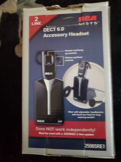 RCA  VISYS Dect 6.0 Accessory Headset 2 Line