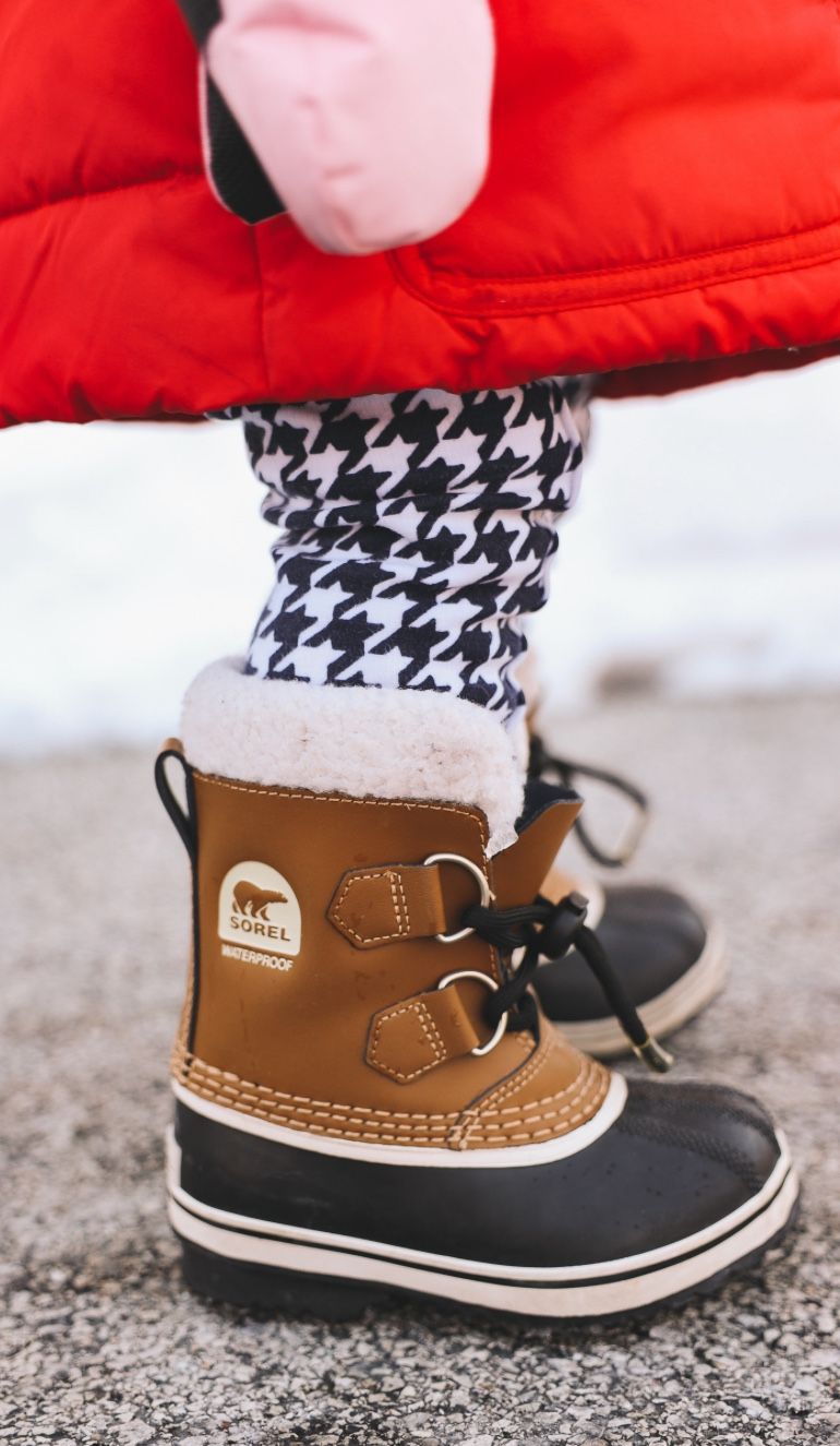 Sorel Kids’ Waterproof Snow Boots Size 12